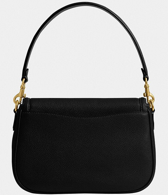 COACH Legacy Small Pebbled Leather S black