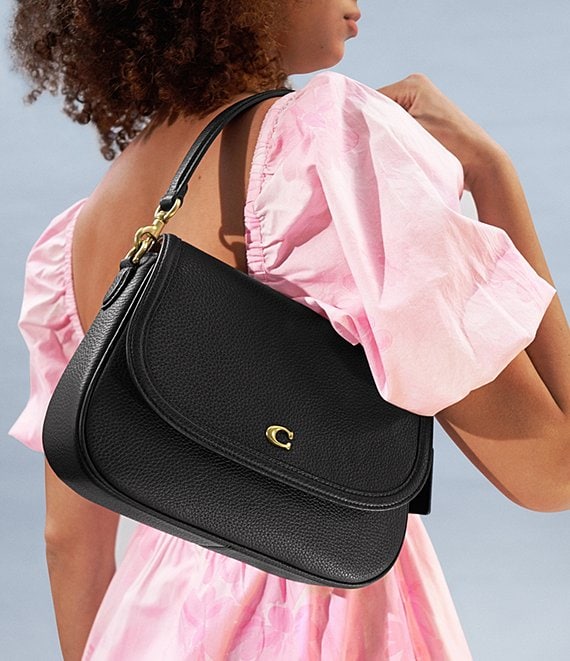 COACH Legacy Small Pebbled Leather S black