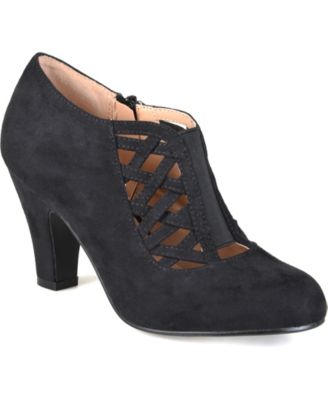 Journee Collection Womens Piper Black 8M
