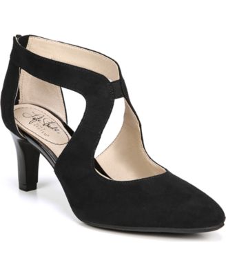 LifeStride Giovanna 2 Pumps Black Microsuede 10M