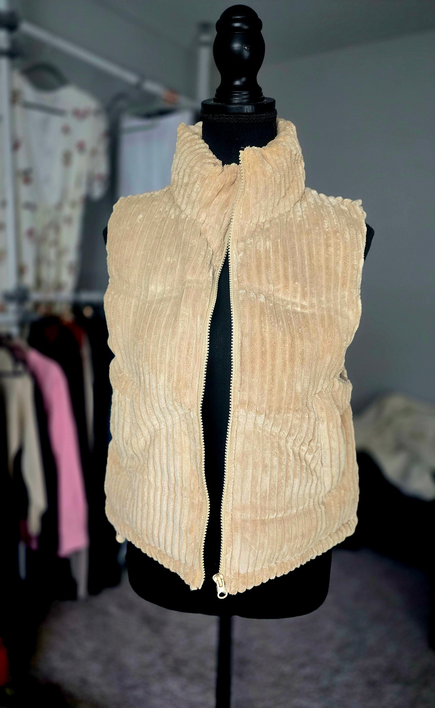 Corduroy Puffer vest