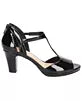 Easy Street Womens Flash Dres Black Patent 6WW