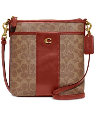 COACH Colorblocked Coated Canvas