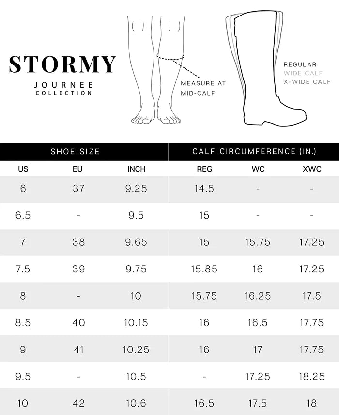 Journee Collection Women's Wide Calf Knee High Riding Boots Grey 10M