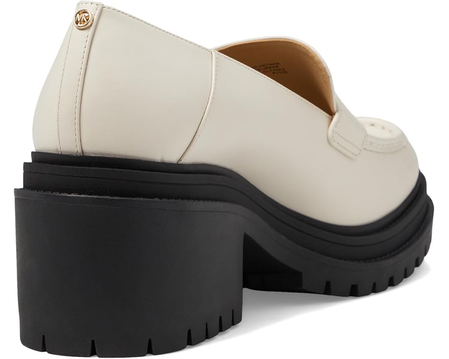 Michael Kors Womens Rocco Slip-On Loafer P Light Cream 10M