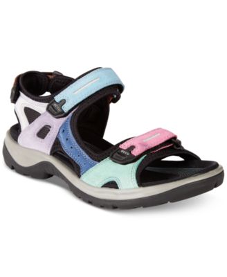 Ecco Womens Offroad Sandals Multicolor Sage 6M