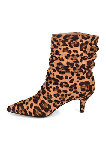 Journee Collection Womens Jo Leopard 7M