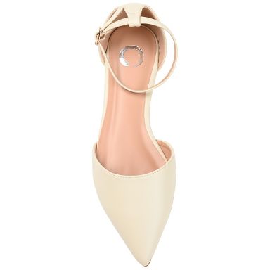 Journee Collection Womens Reba Bone 6.5M