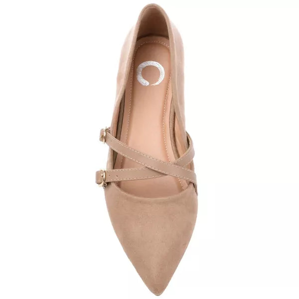 Journee Collection Womens Pat Taupe 8W