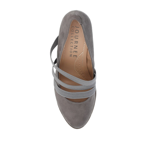Journee Collection Womens Lor Gray 8.5
