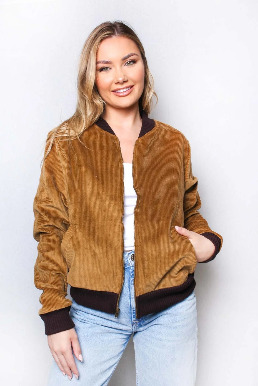 Corduroy Bomber jacket