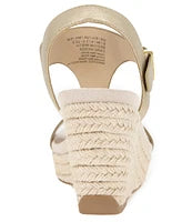 Kenneth Cole Reaction Womens Card Wedges Soft Gold - Manmade 10M