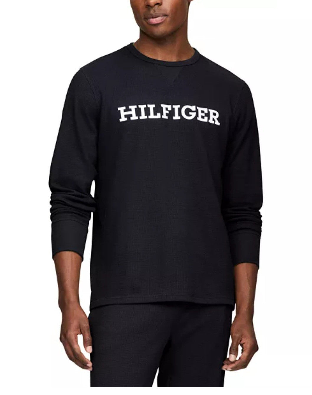 Tommy Hilfiger Mens Thermal Navy blue- L