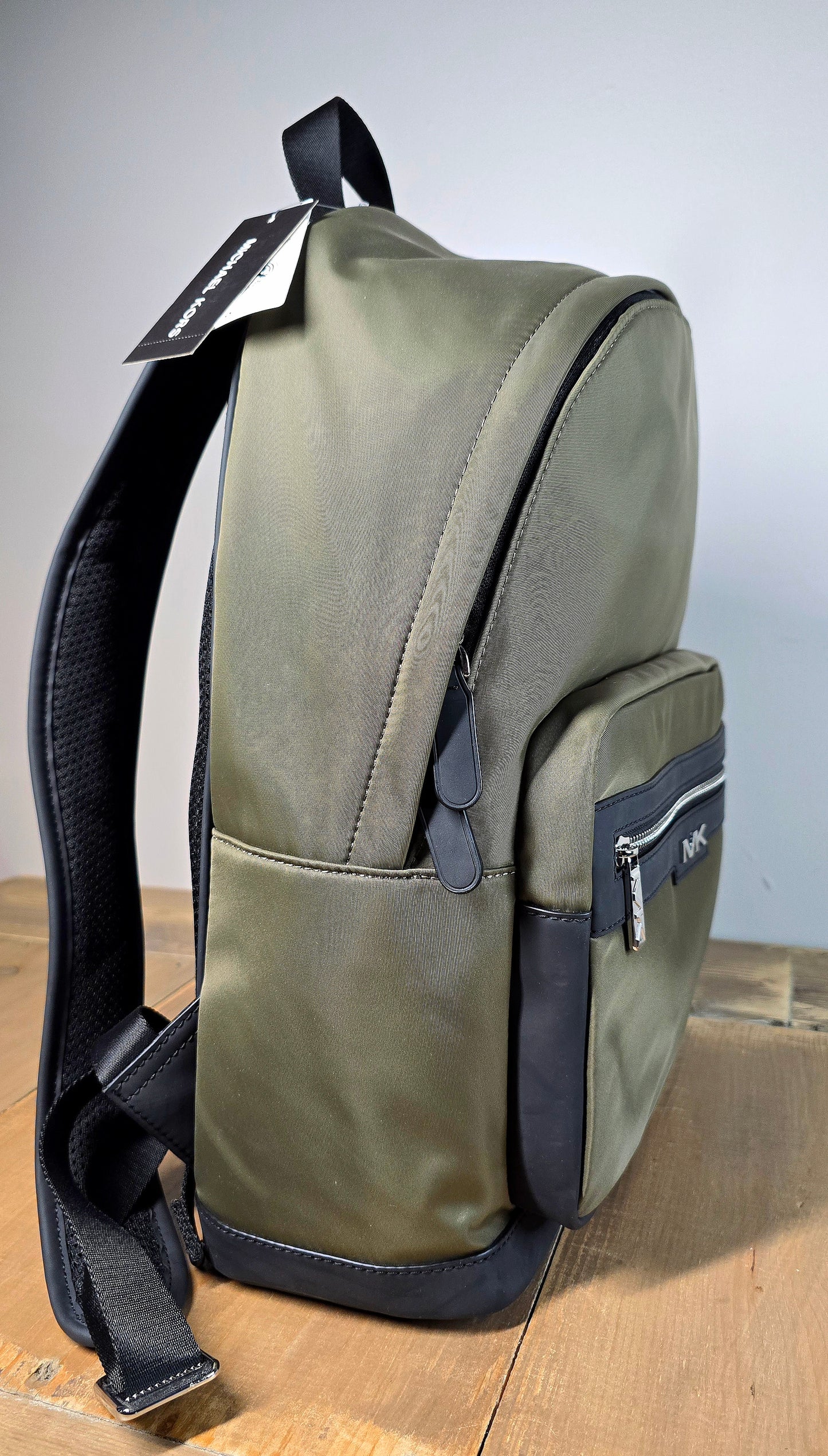 Michael Kors Mens Malone Adjustable Solid Nylon - Olive