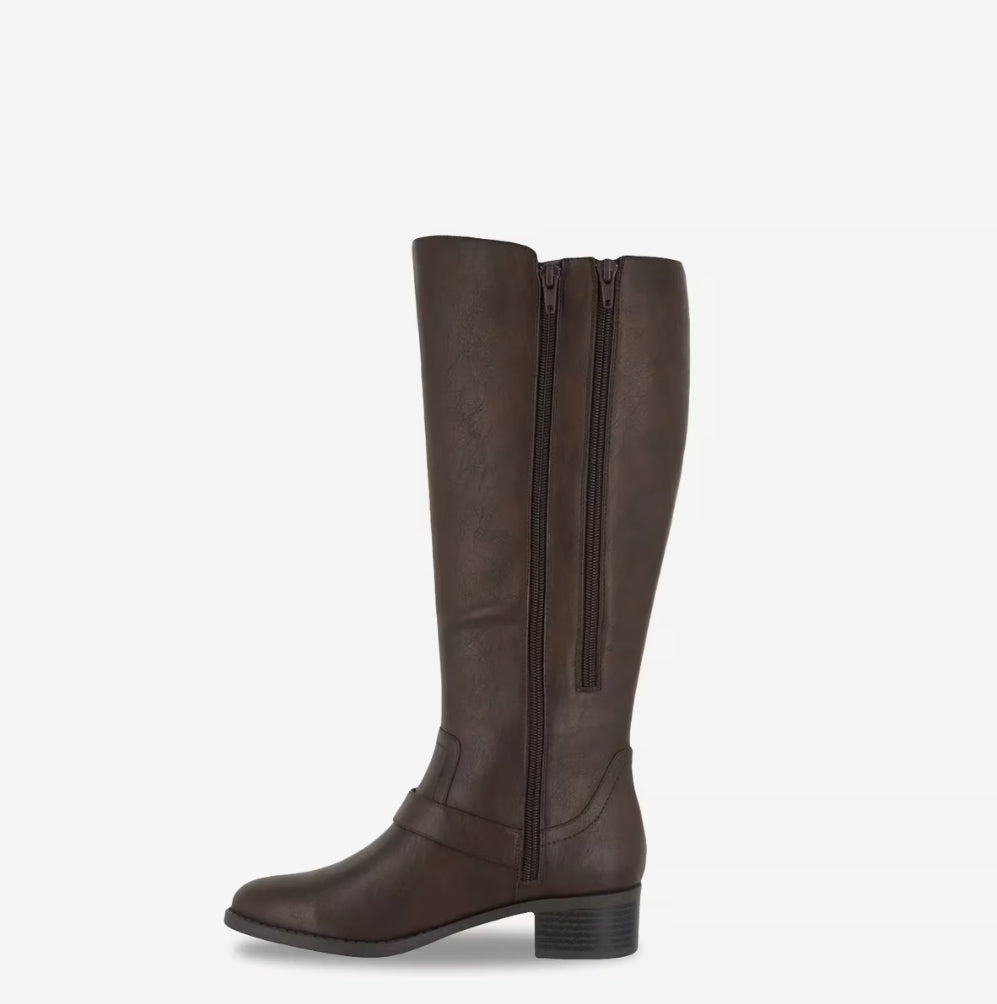 Easy Street Jewel Riding Boots Brown 7.5W