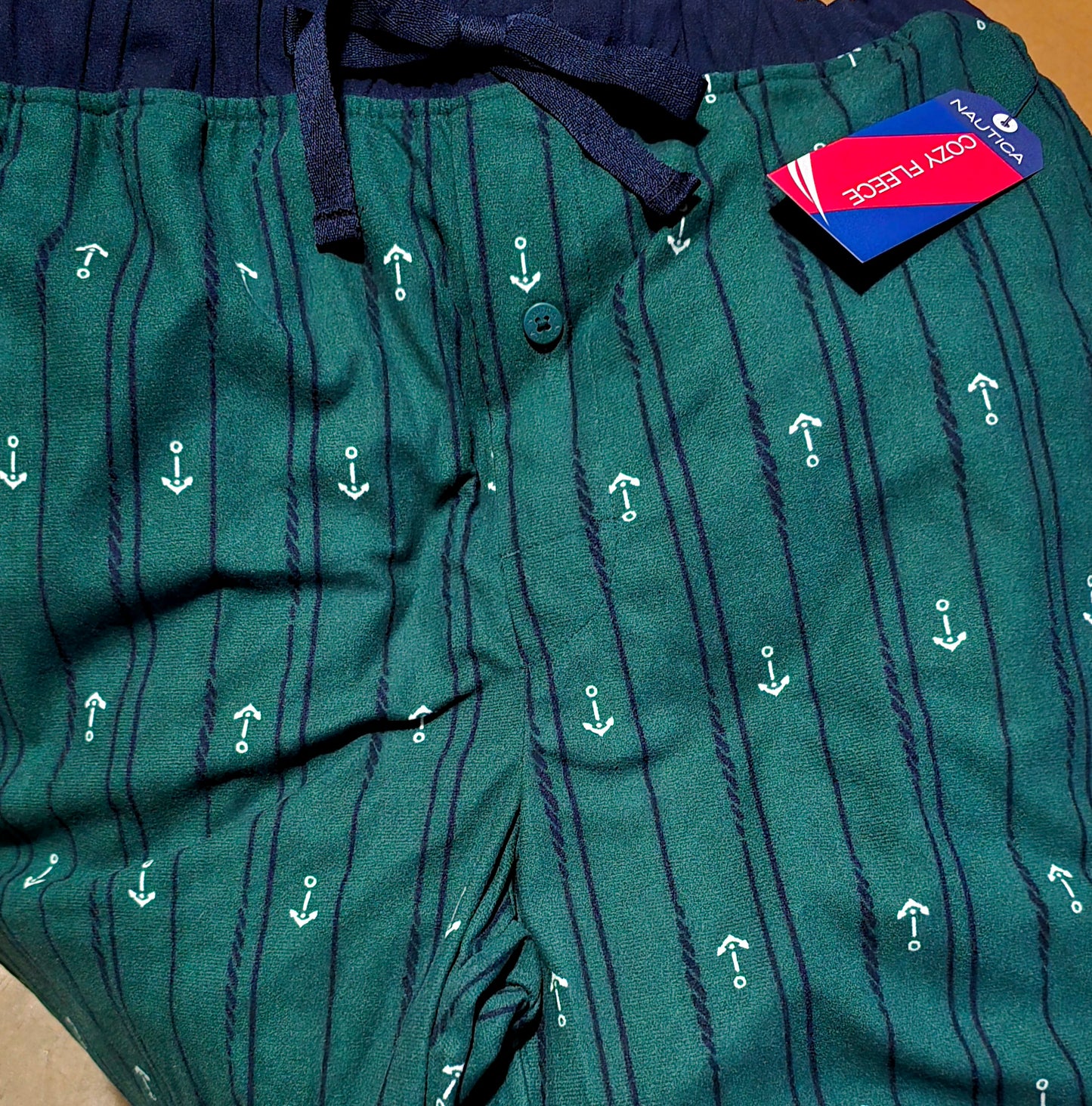 Nautica Mens fleece loungers- M