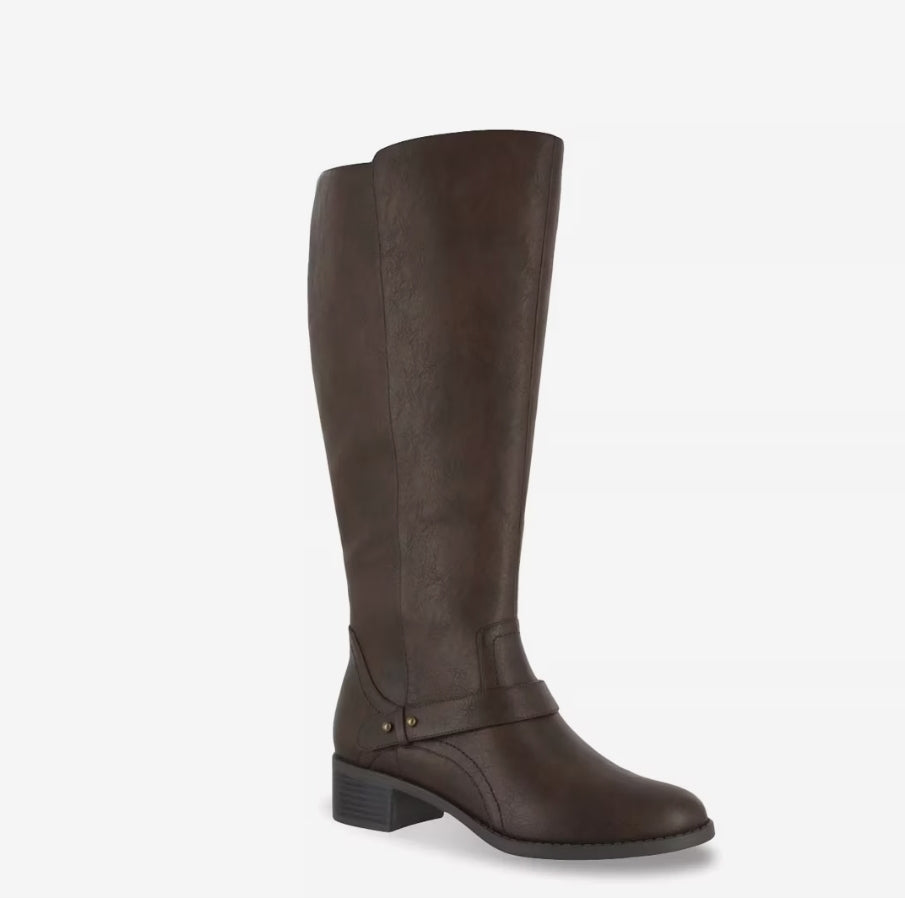 Easy Street Jewel Riding Boots Brown 7.5W