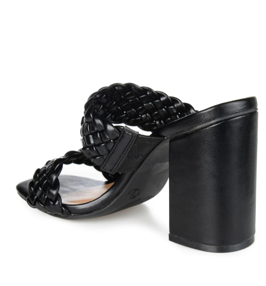 Journee Collection Womens Melissa mule Black 9M