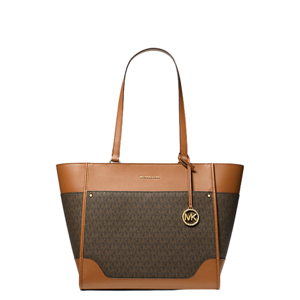 Michael Kors Harrison Extra Large Top Zip Brown/Acorn