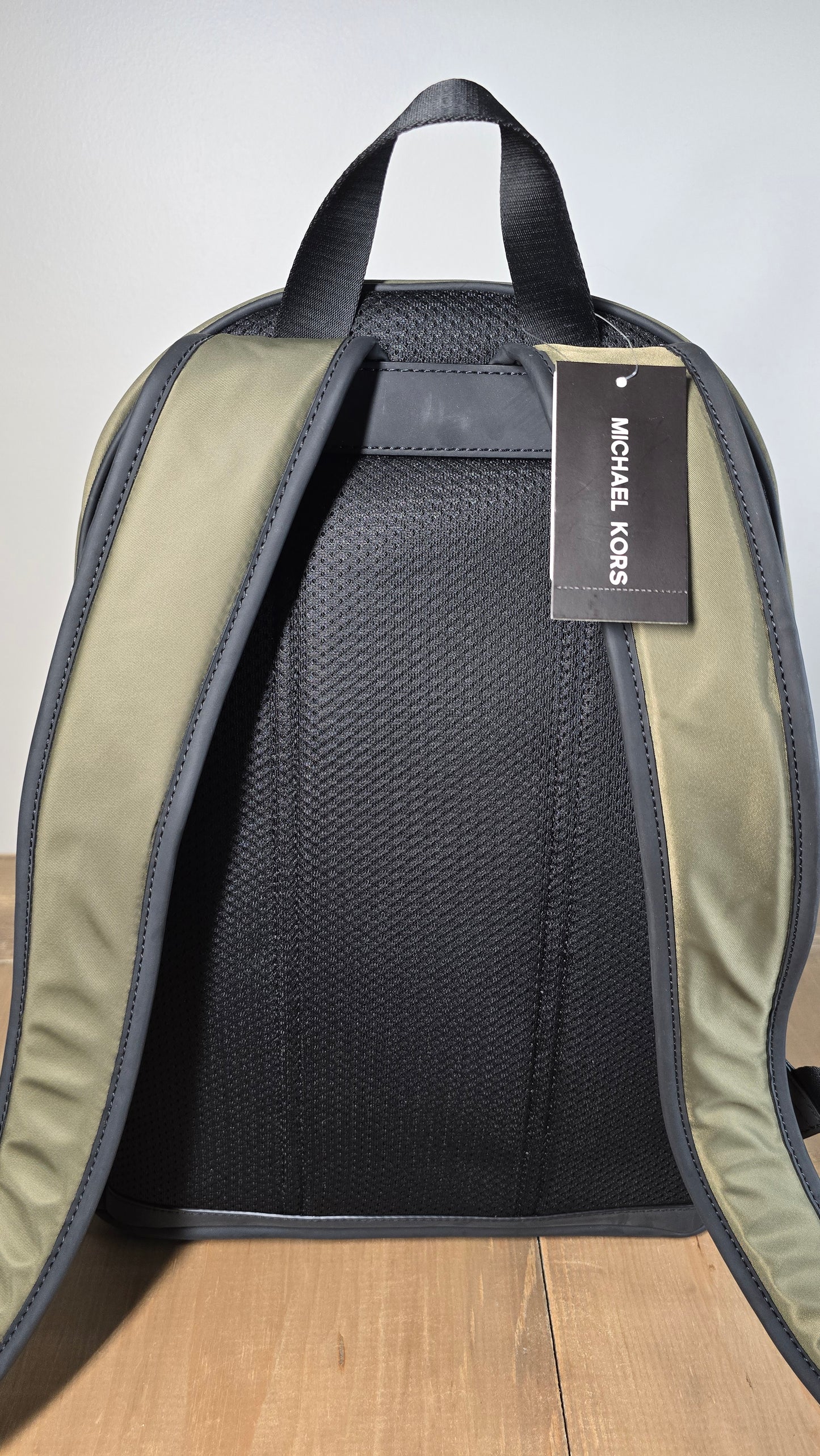 Michael Kors Mens Malone Adjustable Solid Nylon - Olive