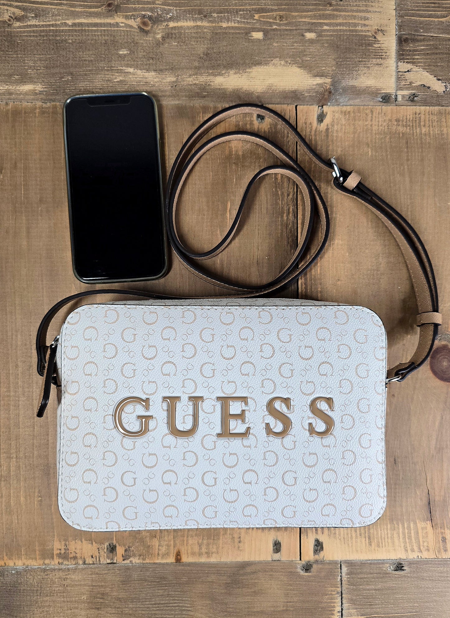 Guess top zip crossbody