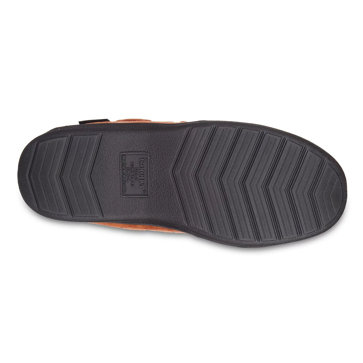 Isotoner Mens Water Repellent Microsue Black - L (9.5 - 10.5)