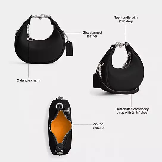 COACH Jonie Leather Bag Moonlight