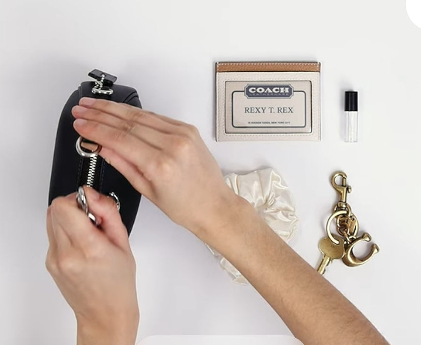 COACH Jonie Leather Bag Moonlight