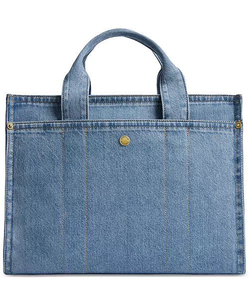 COACH Denim Cargo Medium Tote