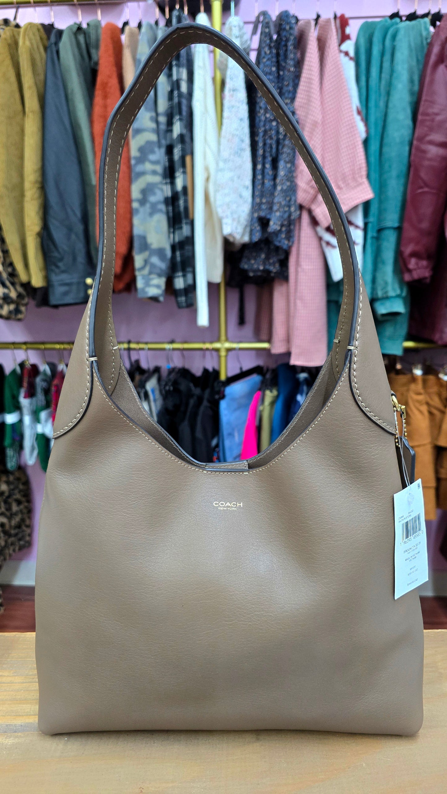 COACH Brooklyn 28 Medium Leather Sholder bag