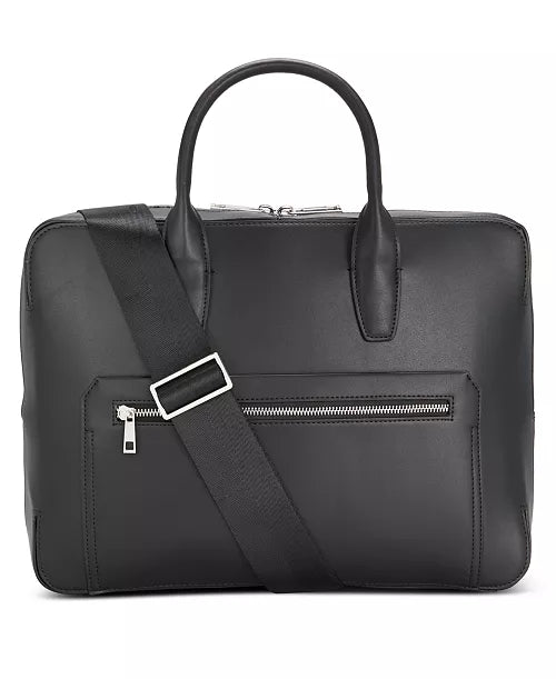 Alfani Mens Messenger Bag Black