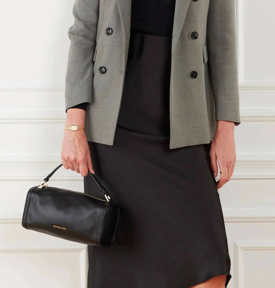 Michael Kors Small Leather Barrel Crossbody