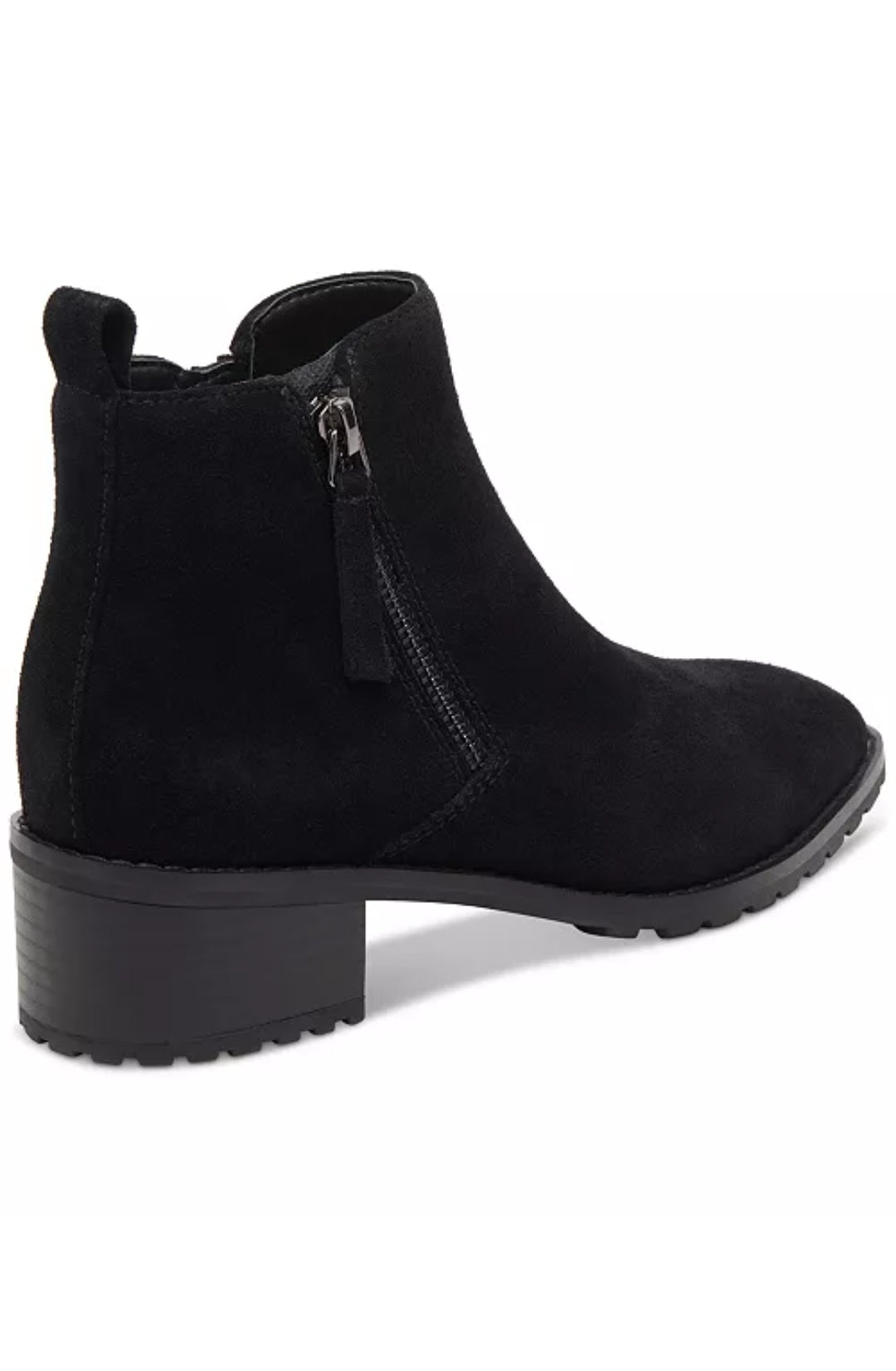 Aqua College Womens Sanction Zip Booties Black Suede 11M