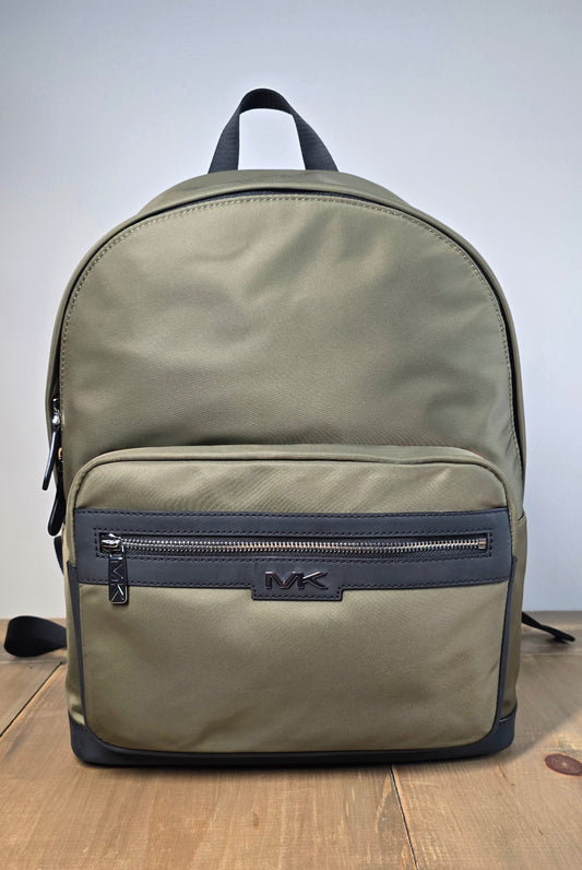 Michael Kors Mens Malone Adjustable Solid Nylon - Olive