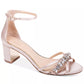 Jewel Badgley Mischka Giona Ev Champagne Satin 7.5M