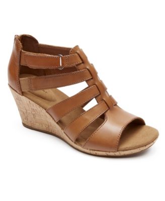Rockport Womens Briah Gladiat Brown 7M