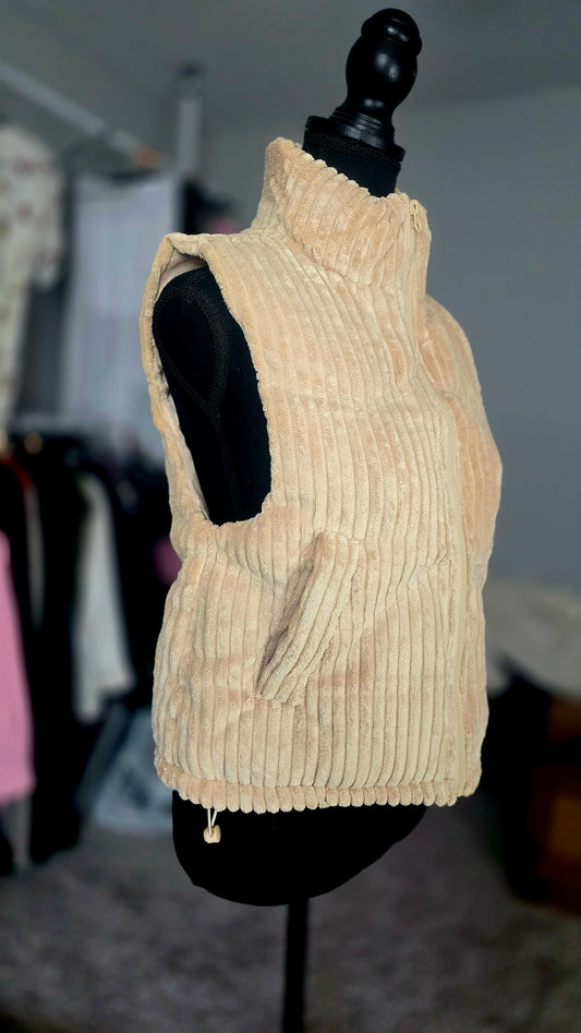 Corduroy Puffer vest