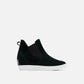 Sorel Womens Out N About Pull-On Hi Black, Sea Salt 11M