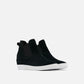 Sorel Womens Out N About Pull-On Hi Black, Sea Salt 11M