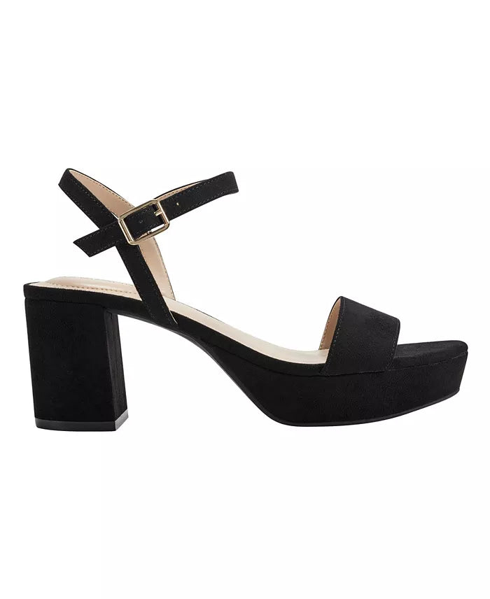 Bandolino Womens Pennie Platf Black 7M