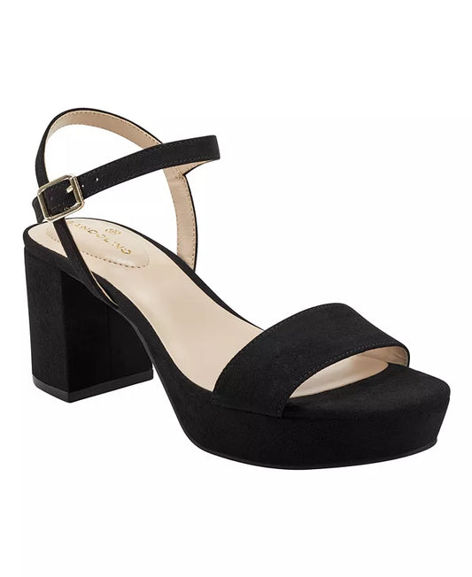 Bandolino Womens Pennie Platf Black 7M