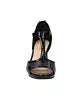 Easy Street Womens Flash Dres Black Patent 6WW