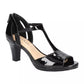 Easy Street Womens Flash Dres Black Patent 6WW