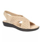 Easy Street Womens Claudia Co Sand 11W