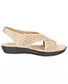 Easy Street Womens Claudia Co Sand 11W