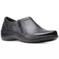 Clarks Womens Cora Giny Cushioned Zi Black 6M