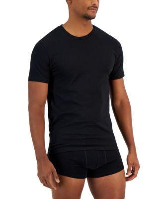 Alfani Mens 4-Pk. Black Shirts