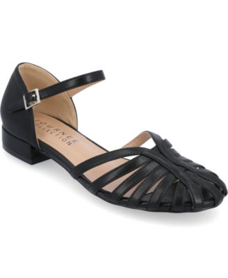 Journee Collection Womens Joannah Black 8.5M