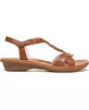 Soul Naturalizer Solo Strappy Sandals Toffee Brown Faux Leather 9M