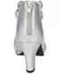 Easy Street Womens Crissa Dre Silver Satin 6.5M